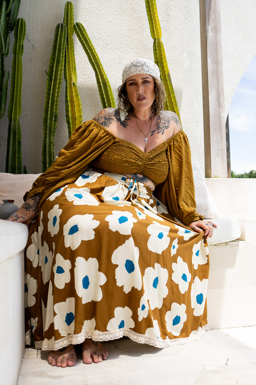 Anisa Skirt - Wildflower - Almost Famous by Jinx the Label