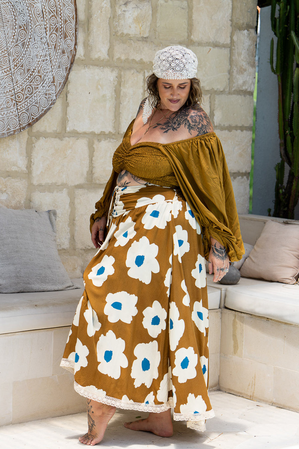 Anisa Skirt - Wildflower - Almost Famous by Jinx the Label