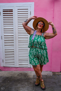 Annie Crop Top - Regal Jade by Jinx the Label