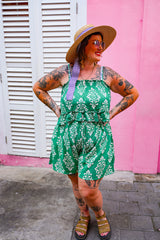 Annie Crop Top - Regal Jade by Jinx the Label