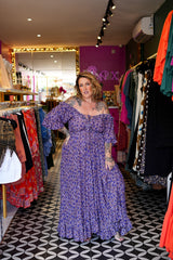 Betty Maxi Dress in Lavender Dreams by Jinx the Label