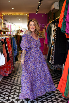 Betty Maxi Dress in Lavender Dreams by Jinx the Label