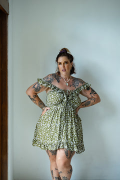 The Betty Mini Dress in Peony by Jinx the Label