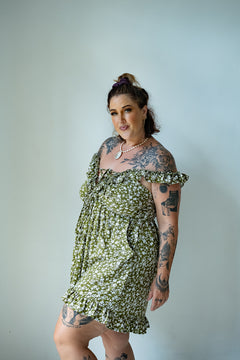 The Betty Mini Dress in Peony by Jinx the Label