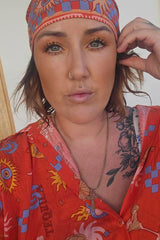 Bonita Head Wrap - Red Mexi by Jinx the Label