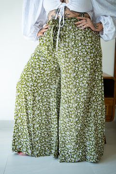 Chantelle Palazzo Pants - Peony by Jinx the Label