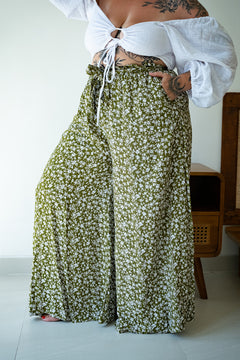 Chantelle Palazzo Pants - Peony by Jinx the Label