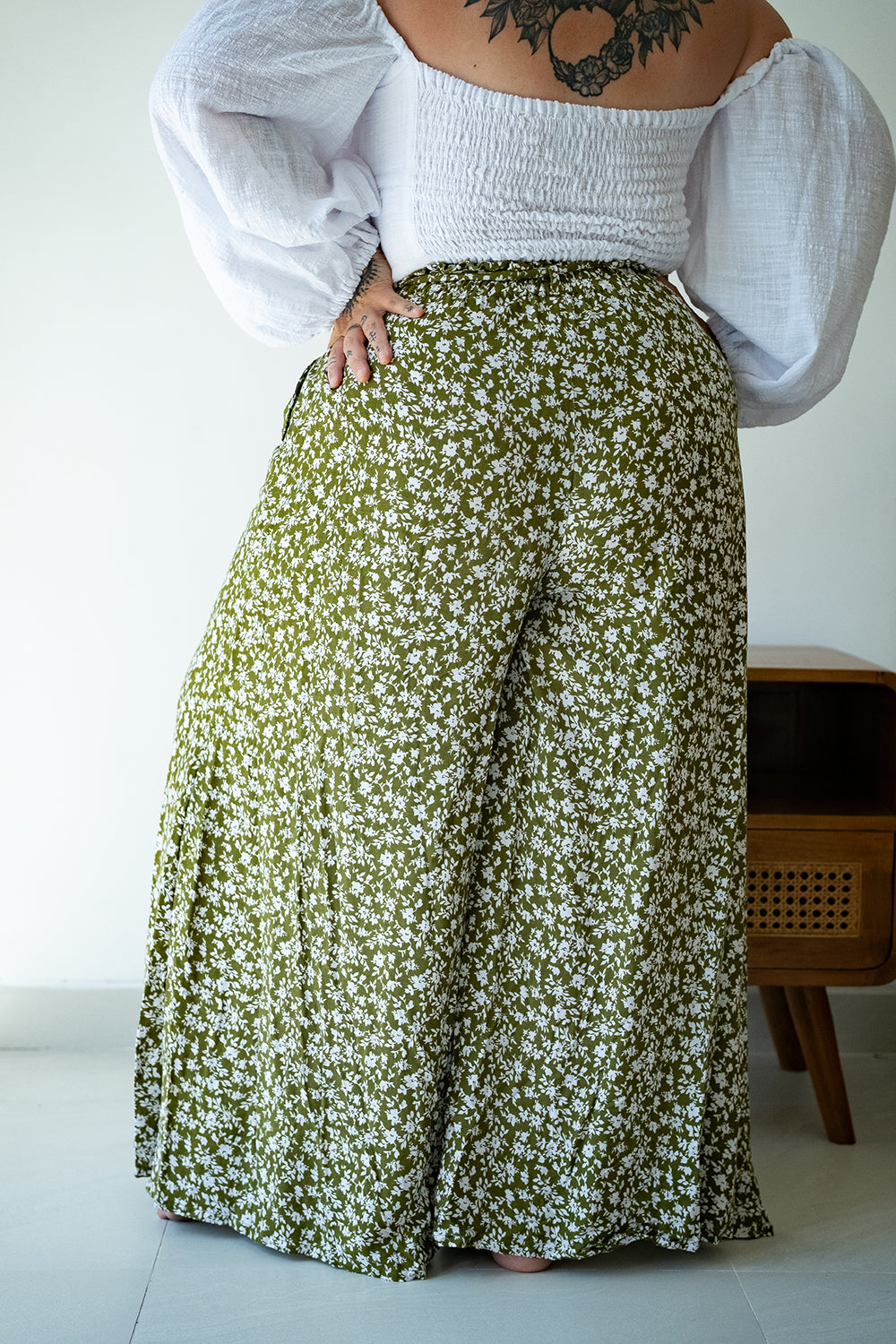 Chantelle Palazzo Pants - Peony by Jinx the Label