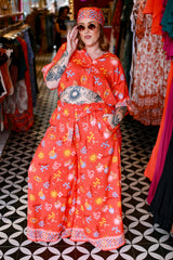 Chantelle Palazzo Pants - Red Mexi by Jinx the Label