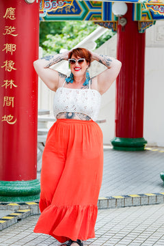 Chloe Crop Top - White by Jinx the Label