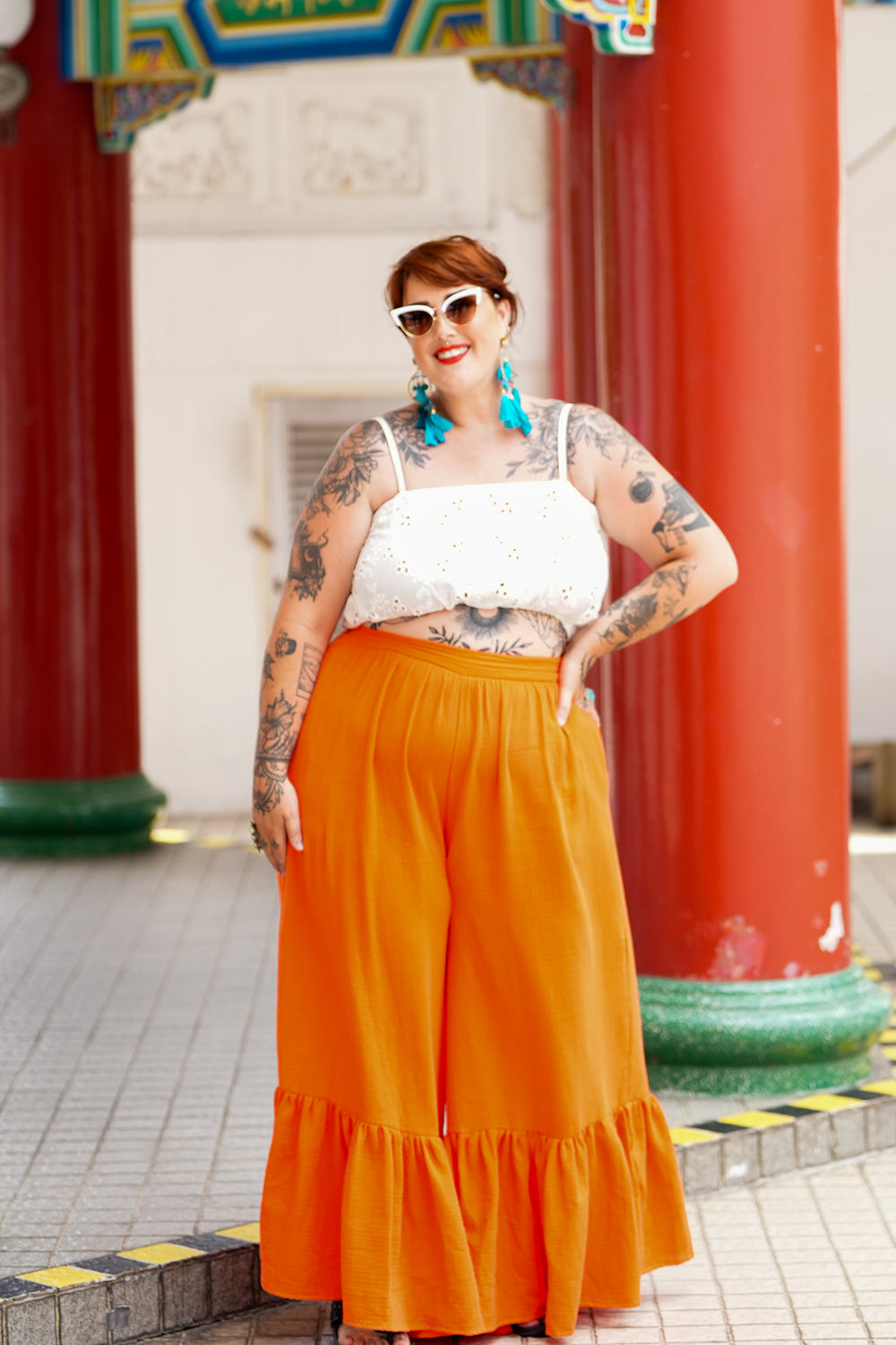 Chloe Crop Top - White by Jinx the Label