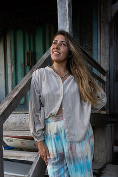 Coco Oversized Tee - Moonstone Sand - Sunspell by Jinx the Label