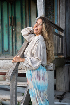 Coco Oversized Tee - Moonstone Sand - Sunspell by Jinx the Label