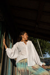 Coco Oversized Tee - White - Sunspell by Jinx the Label