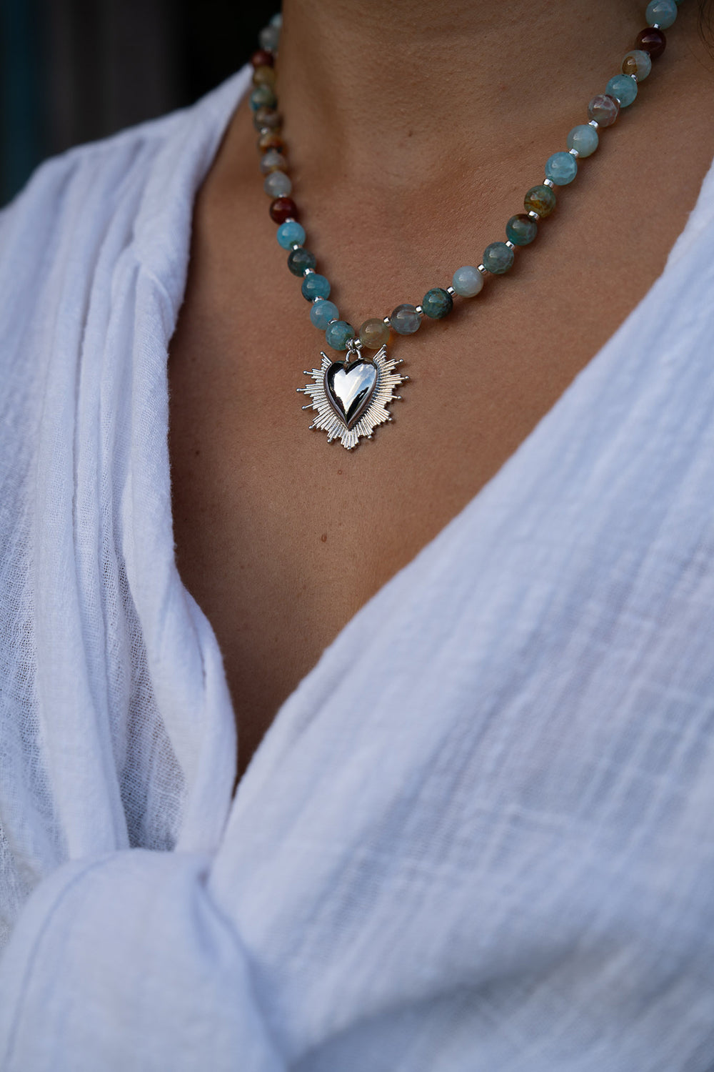 Coco Oversized Tee - White - Sunspell by Jinx the Label