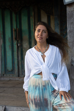 Coco Oversized Tee - White - Sunspell by Jinx the Label