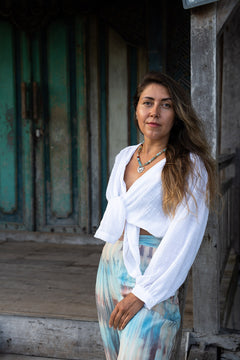 Coco Oversized Tee - White - Sunspell by Jinx the Label