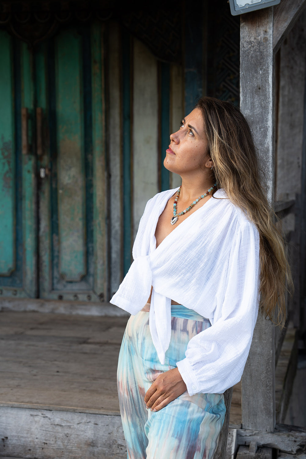 Coco Oversized Tee - White - Sunspell by Jinx the Label