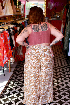 Crochet Top - Dusty Pink by Jinx the Label