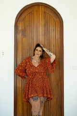 Daisy Lou Mini Dress in Java Dreams by Jinx the Label