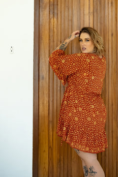 Daisy Lou Mini Dress in Java Dreams by Jinx the Label