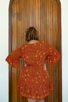 Daisy Lou Mini Dress in Java Dreams by Jinx the Label