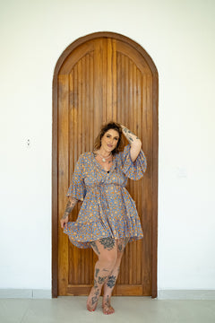 Daisy Lou Mini Dress in Ulu by Jinx the Label