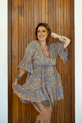 Daisy Lou Mini Dress in Ulu by Jinx the Label