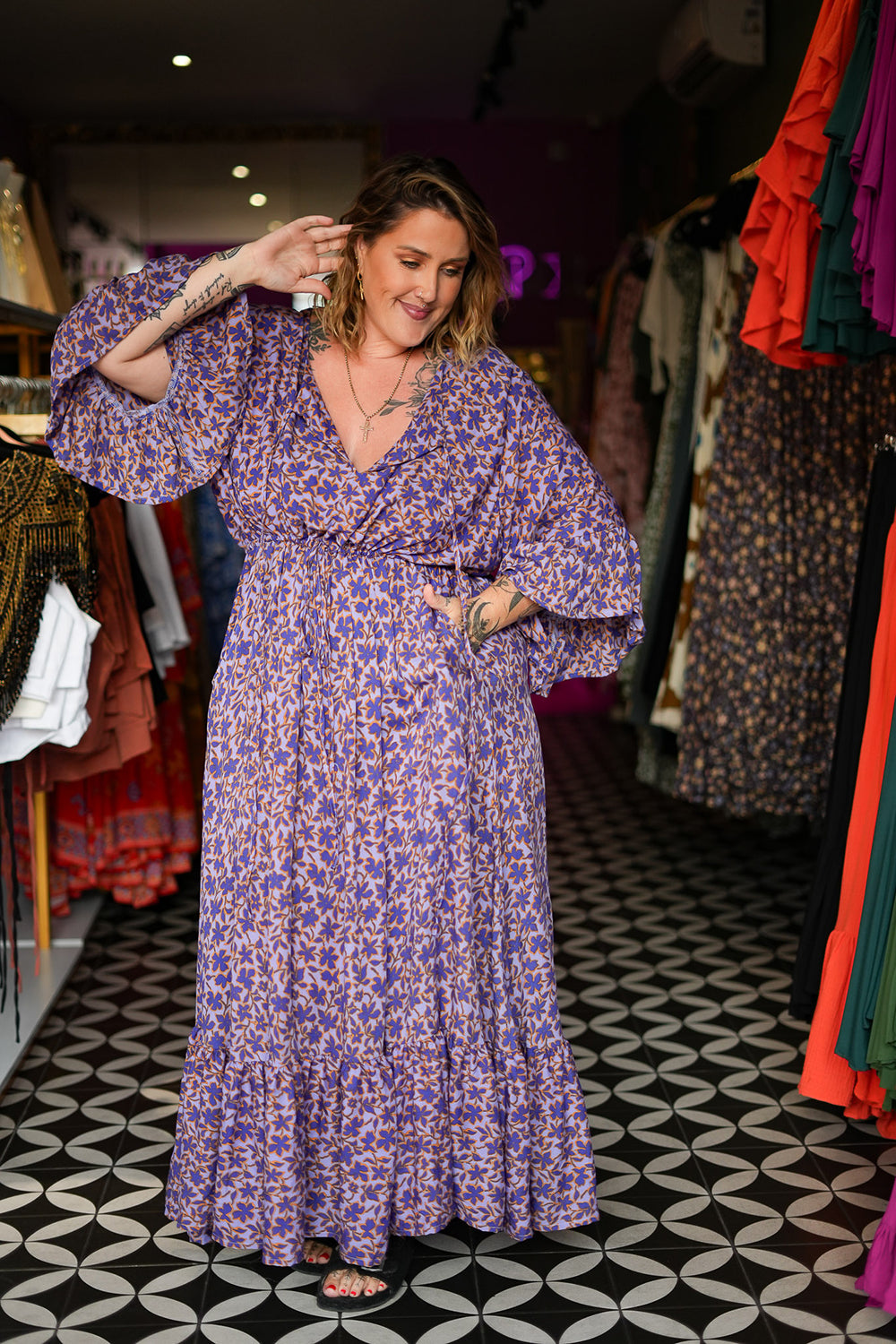 Daisy Lou Maxi Dress - Lavender Dreams by Jinx the Label
