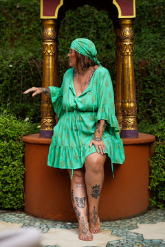 Daisy Lou Mini Dress - Regal Mint - By Jinx the Label