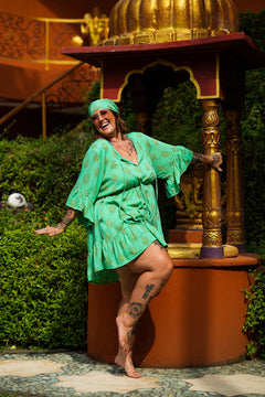 Daisy Lou Mini Dress - Regal Mint - By Jinx the Label