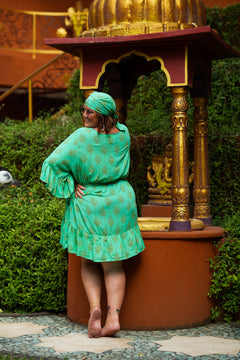 Daisy Lou Mini Dress - Regal Mint - By Jinx the Label