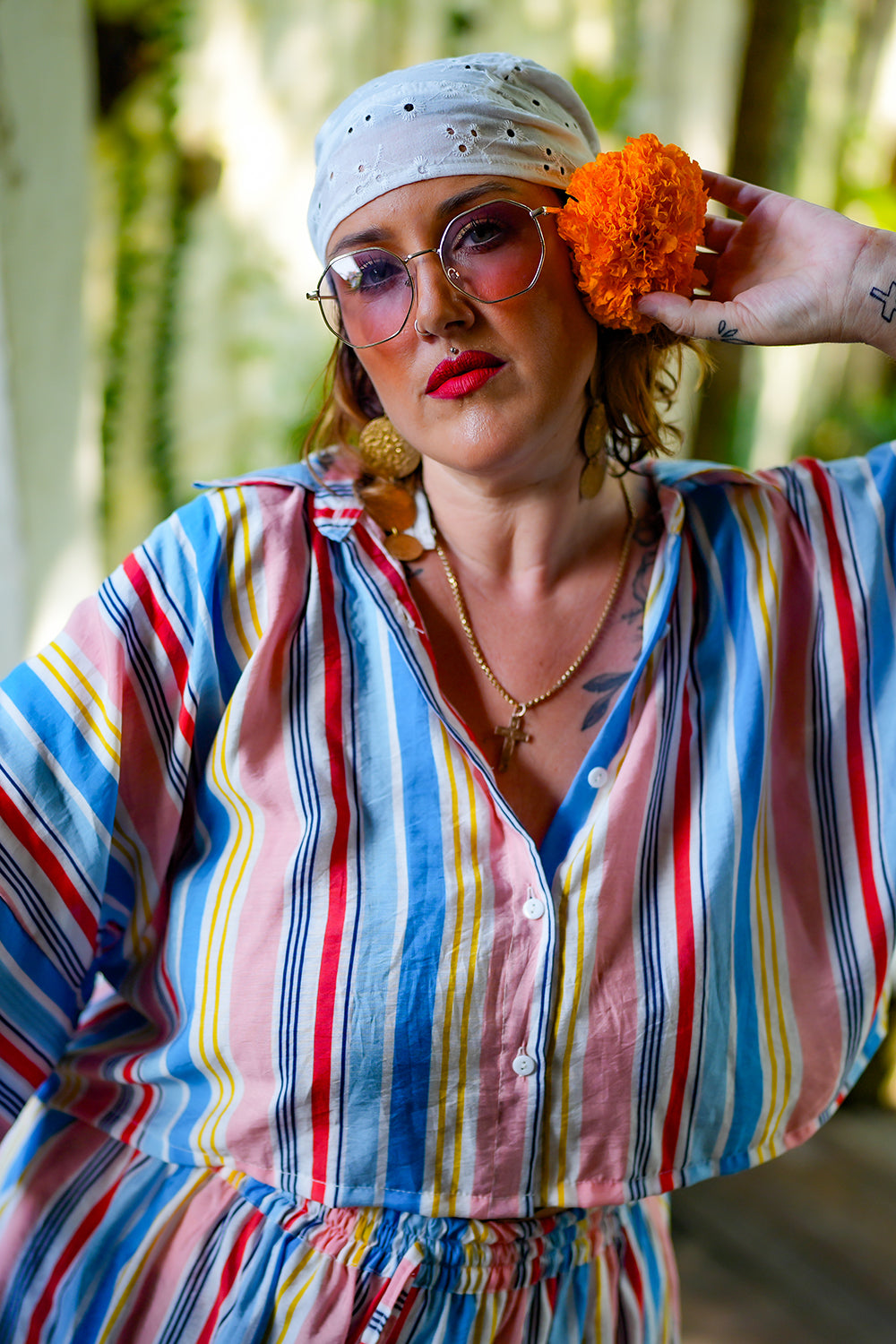 Darcy Crop Shirt - Playschool by Jinx the Label
