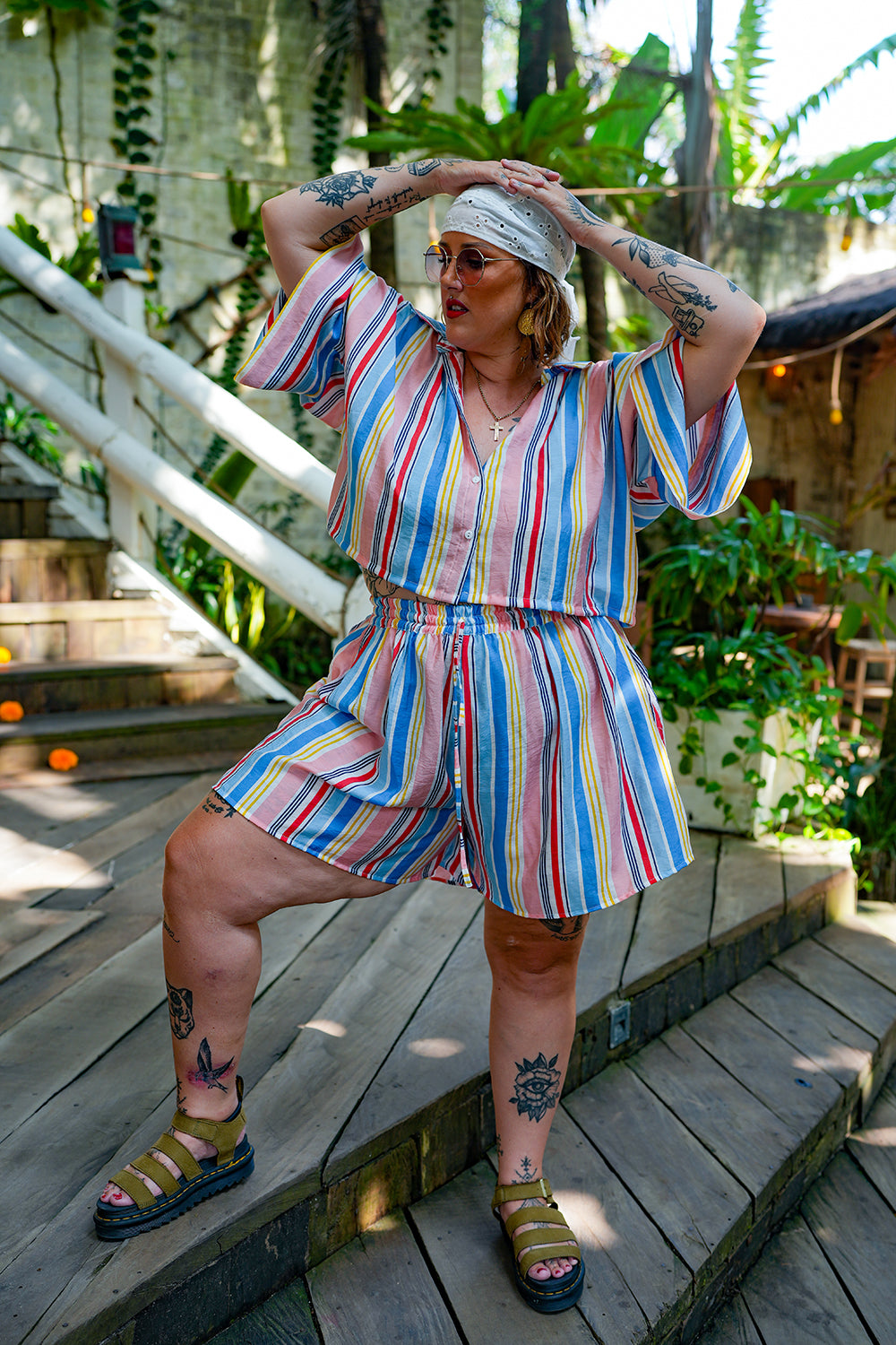 Darcy Crop Shirt - Playschool by Jinx the Label