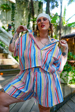 Darcy Crop Shirt - Playschool by Jinx the Label