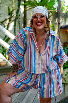 Darcy Crop Shirt - Playschool by Jinx the Label