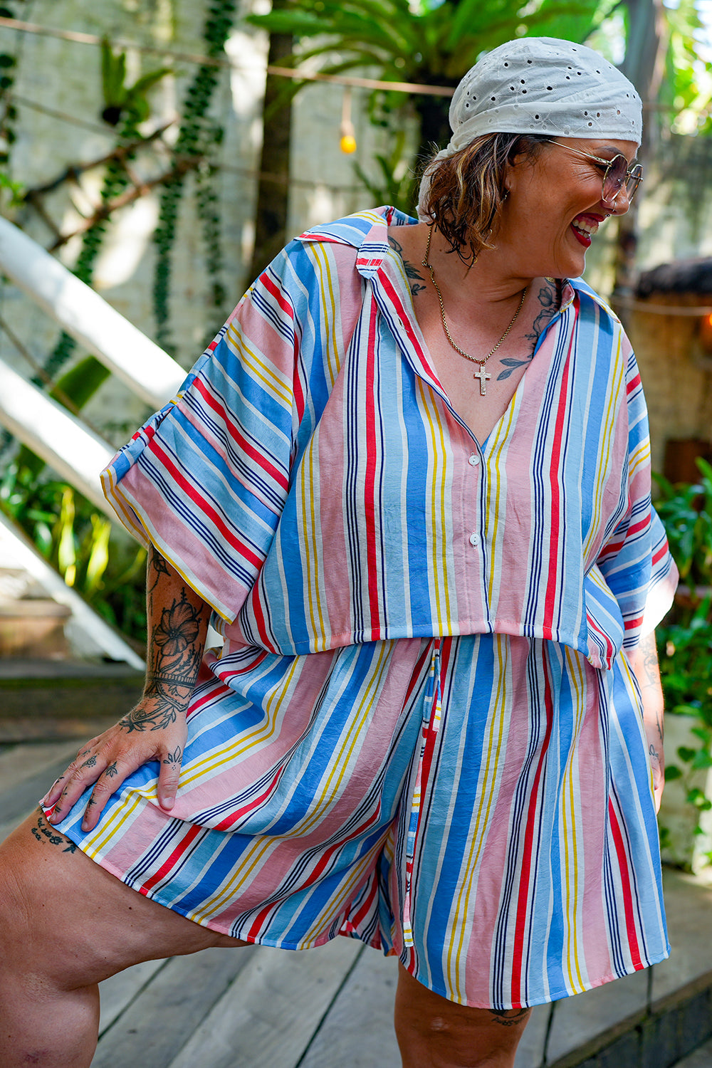 Darcy Crop Shirt - Playschool by Jinx the Label
