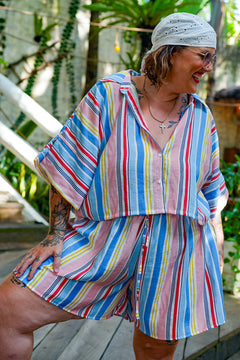 Darcy Crop Shirt - Playschool by Jinx the Label