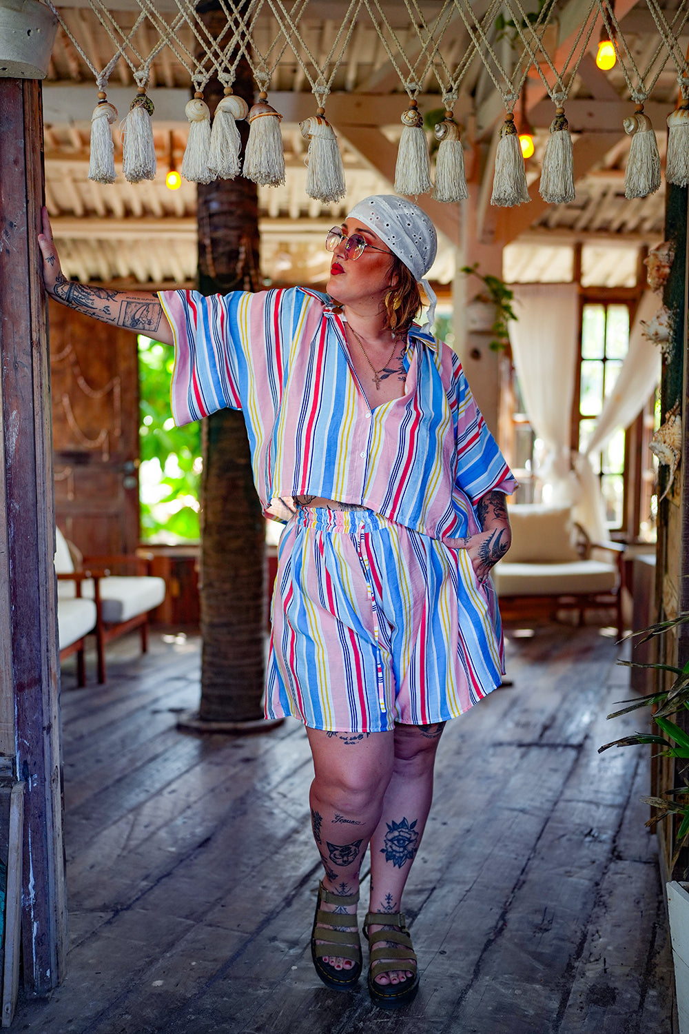 Darcy Crop Shirt - Playschool by Jinx the Label