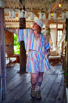 Darcy Crop Shirt - Playschool by Jinx the Label