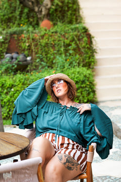 Darcy Shorts - Pinstripes by Jinx the Label