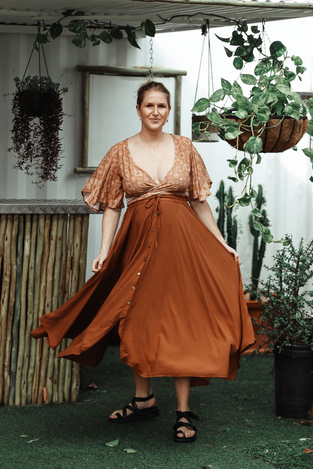 Fae Maxi Skirt - Mocha