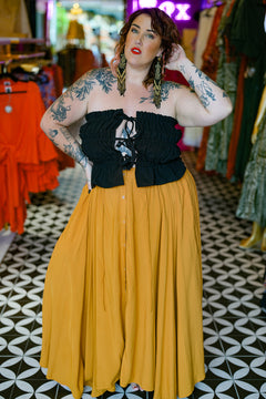 Fae Skirt - Mustard by Jinx the Label