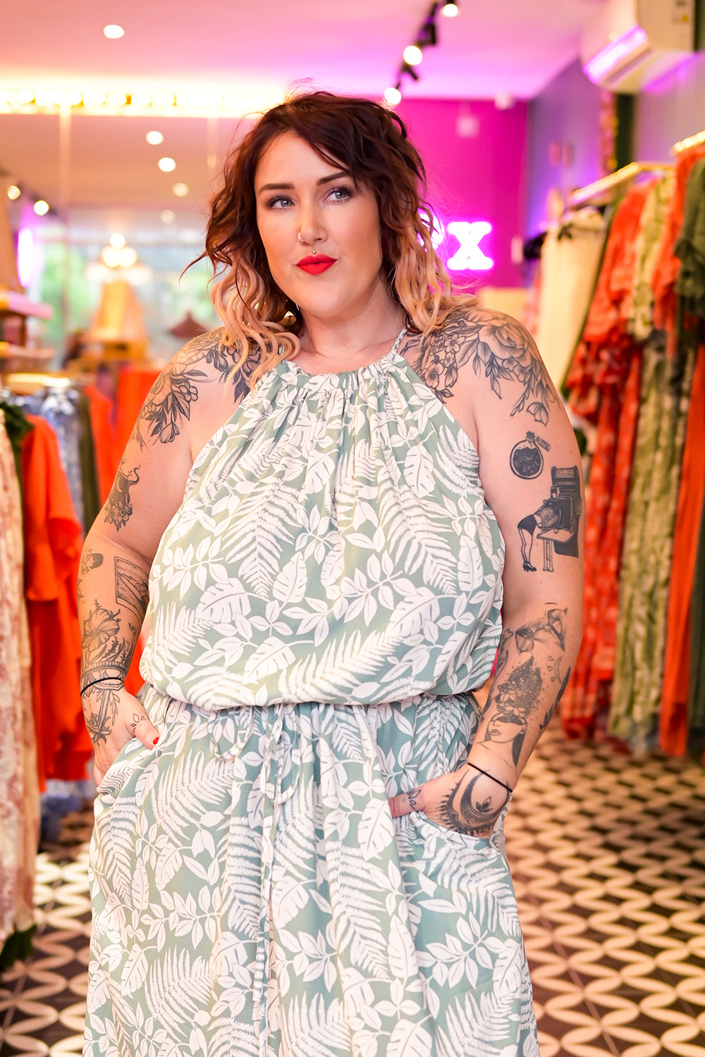 Fifi Dress - Tropicana by Jinx the Label