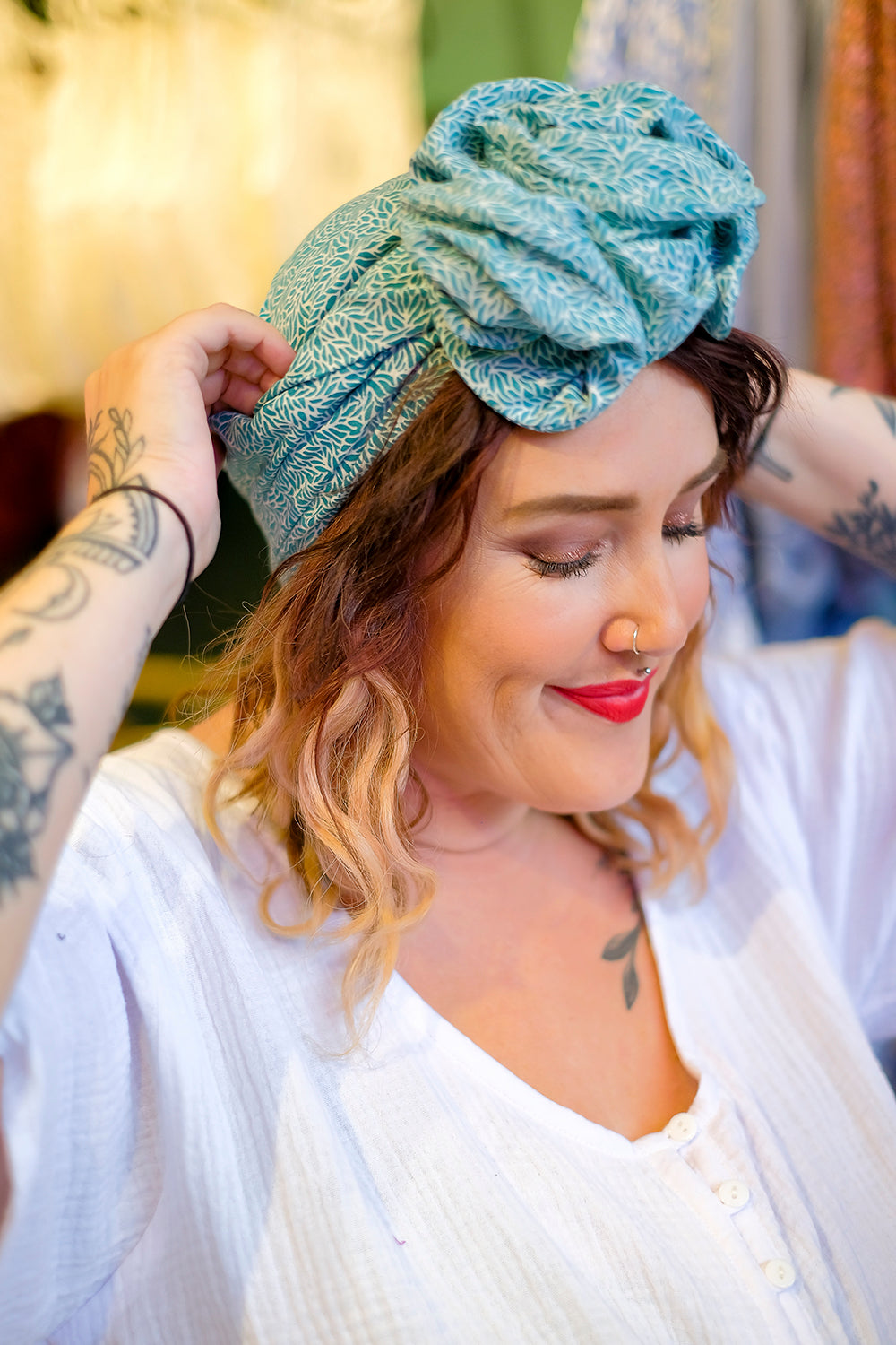 French Turban - Mint by Jinx the Label