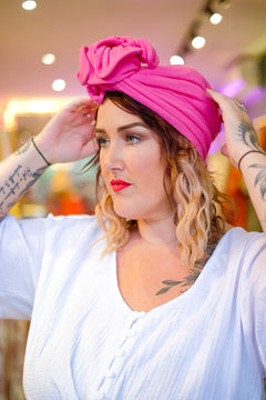 French Turban - Pink by Jinx the Label