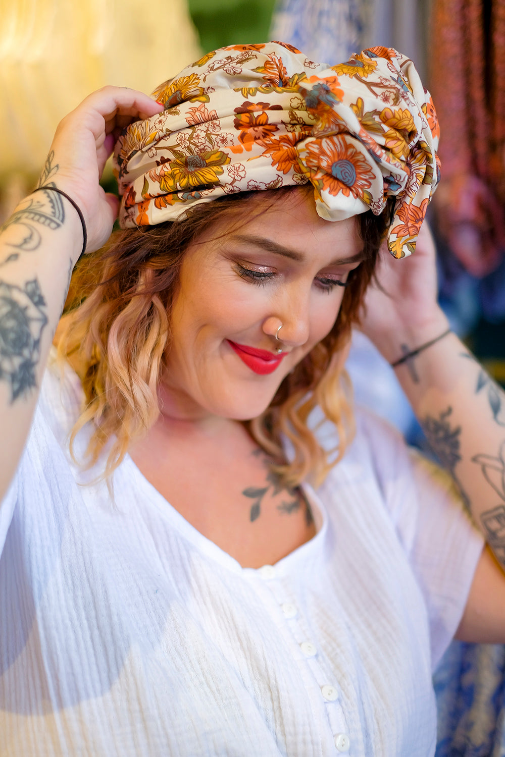 French Turban - Sunflower by Jinx the Label