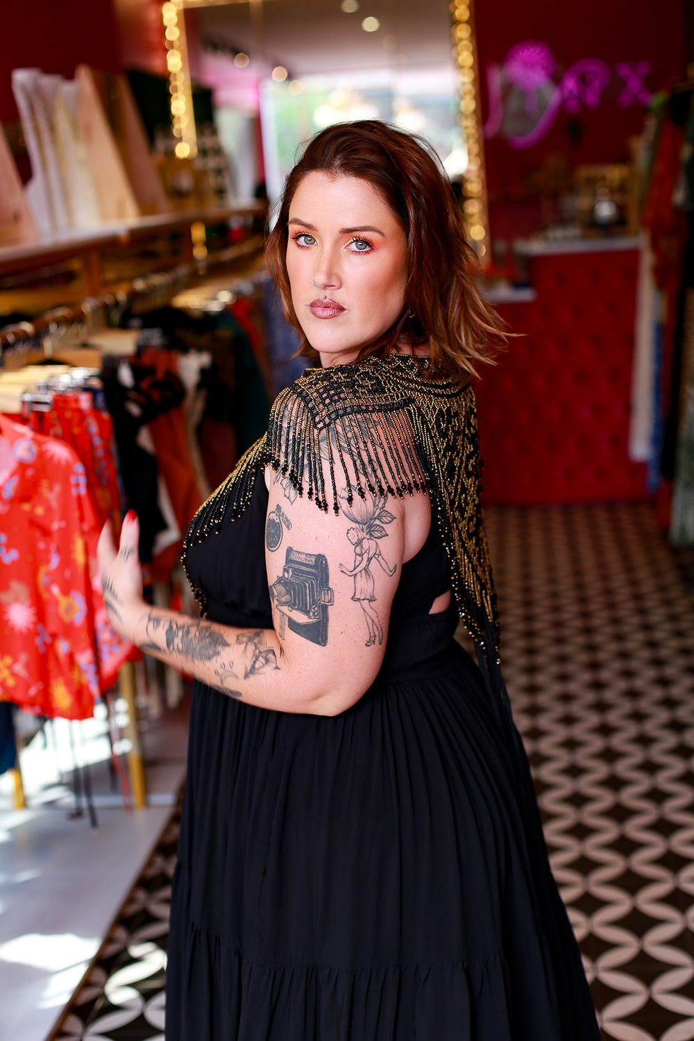 Gatsby Necklace Cape by Jinx the Label