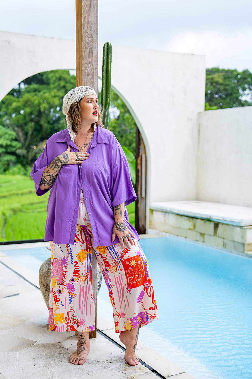 Gilmore Blouse - Dusty Amethyst - Almost Famous by Jinx the Label