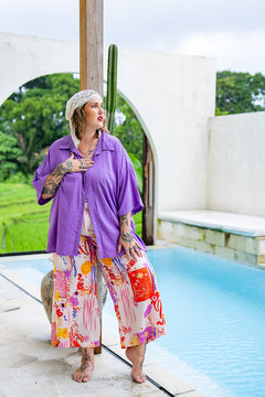 Gilmore Blouse - Dusty Amethyst - Almost Famous by Jinx the Label